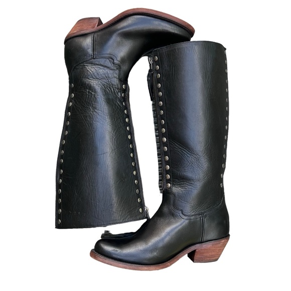 Reba By Justin Zip-Up Leslie Western Boot Size 6 1/2 B - Picture 6 of 14